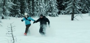 Snowshoeing in Kootenay National Park